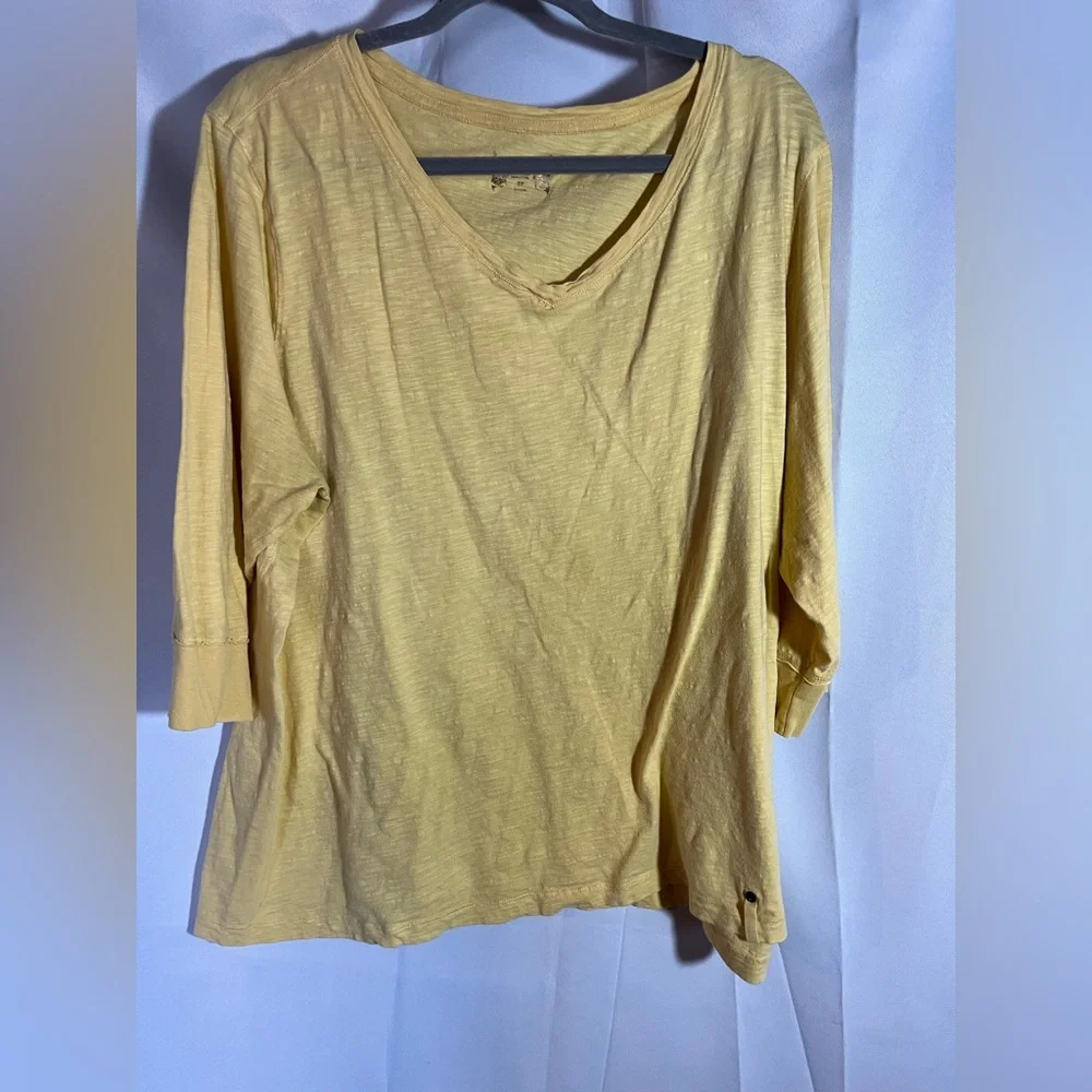 Ruff Hewn top - 3X - yellow - Picture 1 of 3